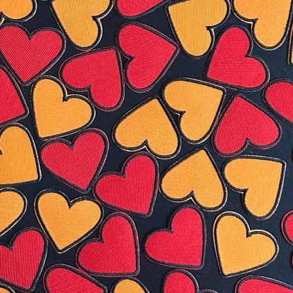 Klein Kielegat hartje in rood en oranje