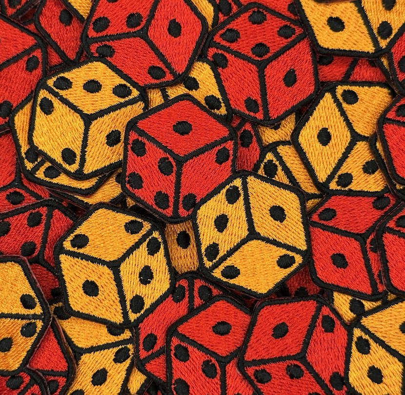 Embleem dobbelsteen, groepsfoto