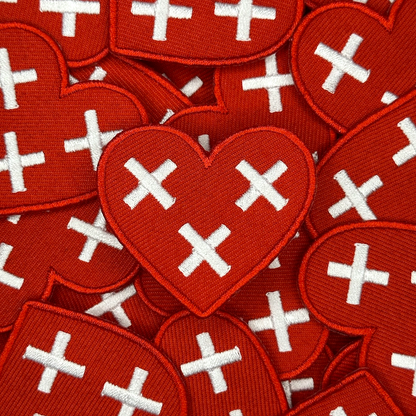 Embleem hart met Breda kruizen, groepsfoto